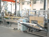 不銹鋼材質(zhì)防爆紙箱開封箱包裝線